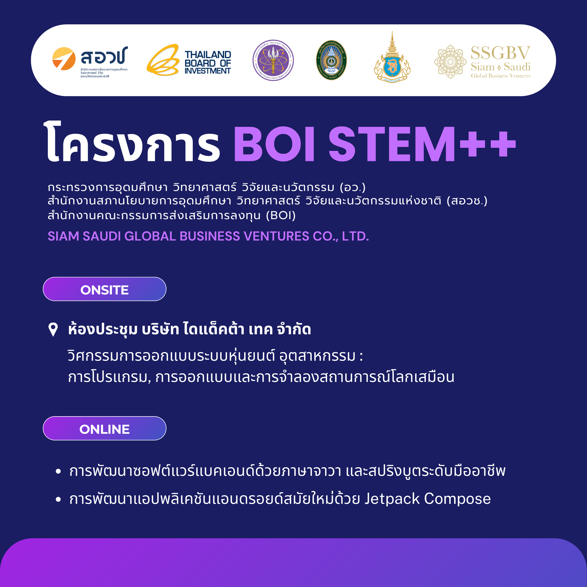 บริษัท สยามซาอุดี โกลบอล บิสซิเนส เวนเชอร์ส จํากัด